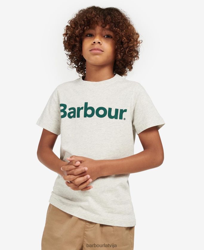 Barbour zēni T-krekls ar logotipu P8J88A2503 apģērbs flote