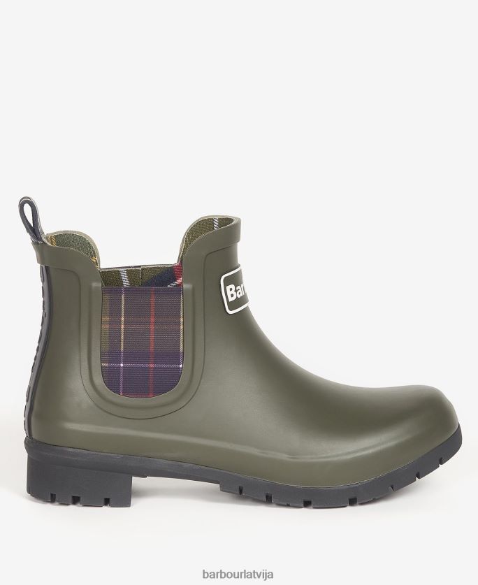 Barbour sievietes Kingham Wellingtons P8J88A2159 apavi melns