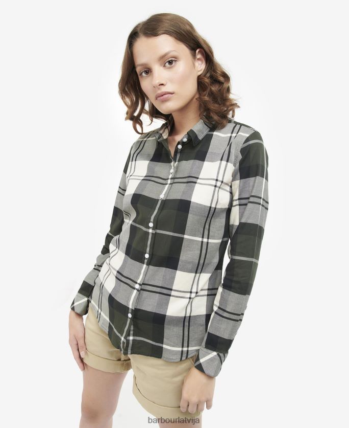 Barbour sievietes Bredona krekls P8J88A1629 apģērbs papeles tartāns