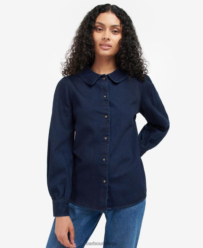 Barbour sievietes maara krekls P8J88A1619 apģērbs indigo