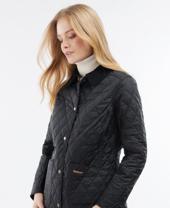 Barbour sievietes annandale stepēta jaka P8J88A1416 apģērbs melns