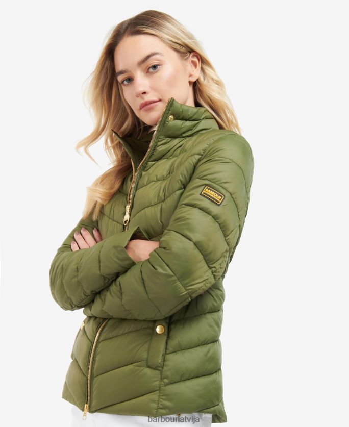 Barbour sievietes aubern stepēta jaka P8J88A1470 apģērbs melns