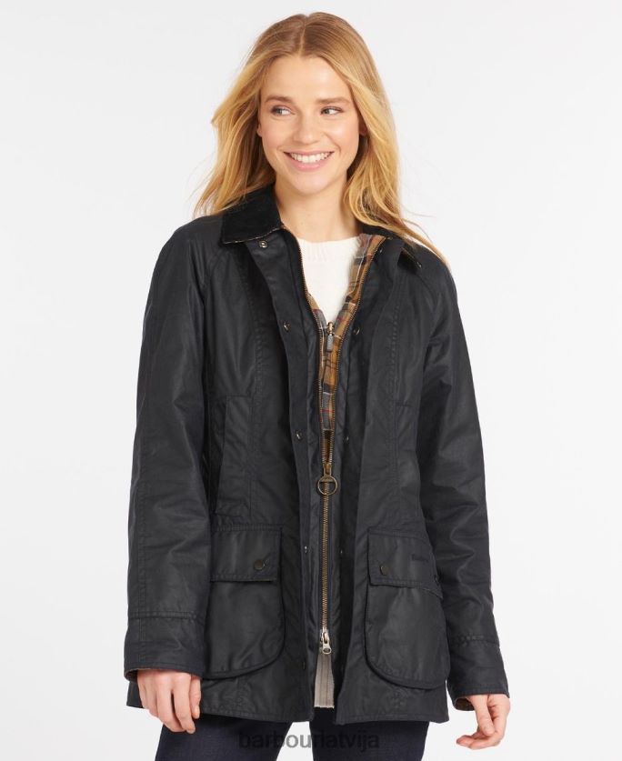 Barbour sievietes beadnell vaska jaka P8J88A1373 apģērbs mizu