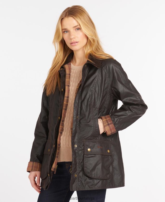 Barbour sievietes beadnell vaska jaka P8J88A1381 apģērbs mizu