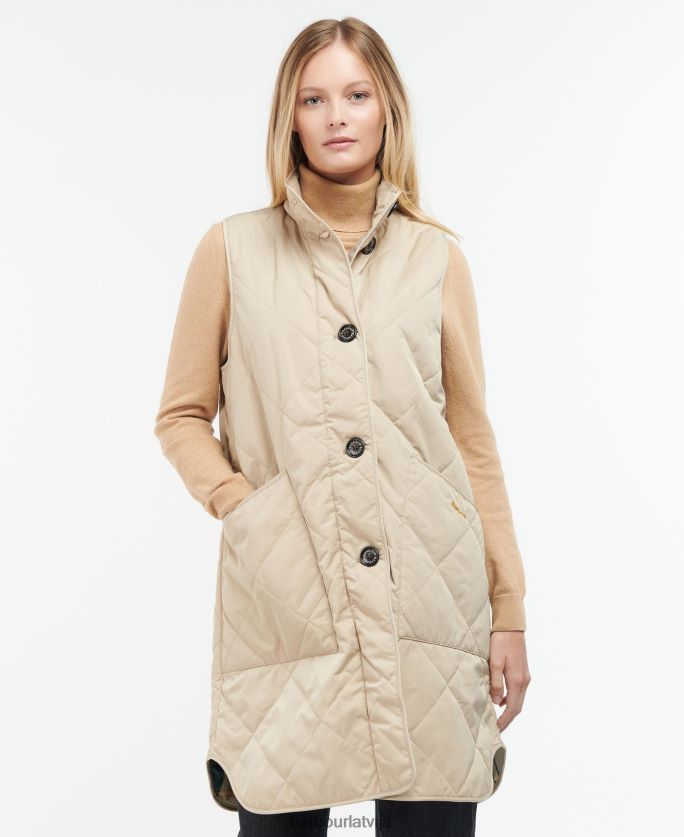 Barbour sievietes dumfries gilet P8J88A1546 apģērbs melns/sens