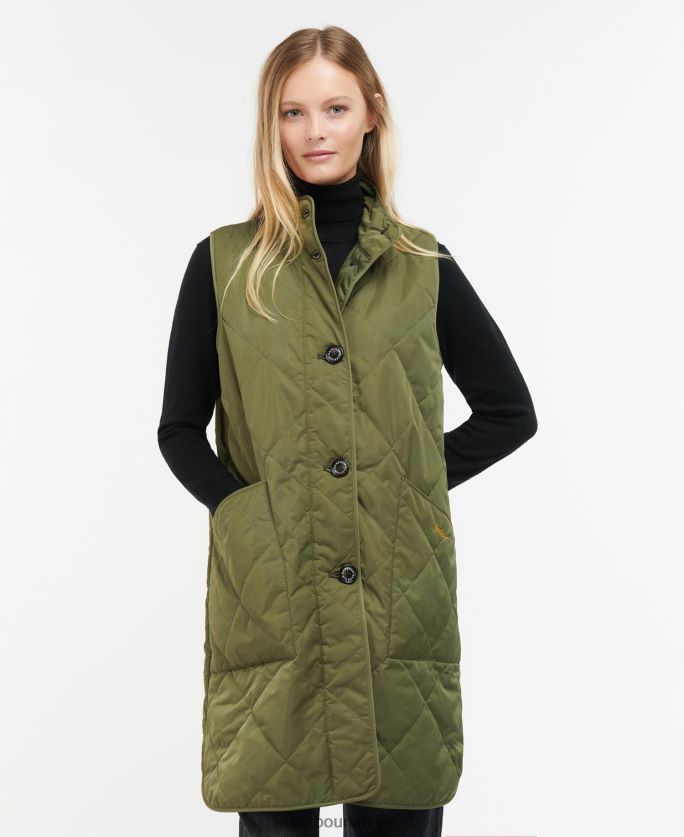 Barbour sievietes dumfries gilet P8J88A1578 apģērbs melns/sens