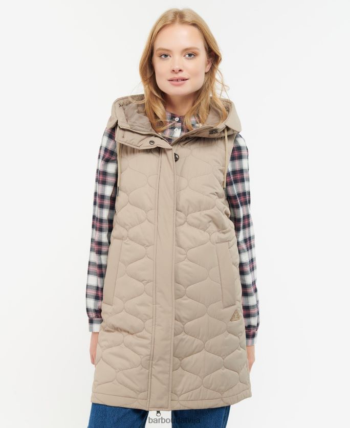 Barbour sievietes nahla gilet P8J88A1577 apģērbs olīvkoks