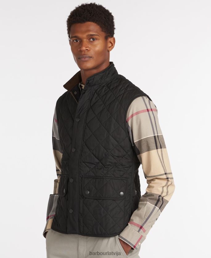 Barbour vīriešiem Lowerdale gilet P8J88A225 apģērbs melns