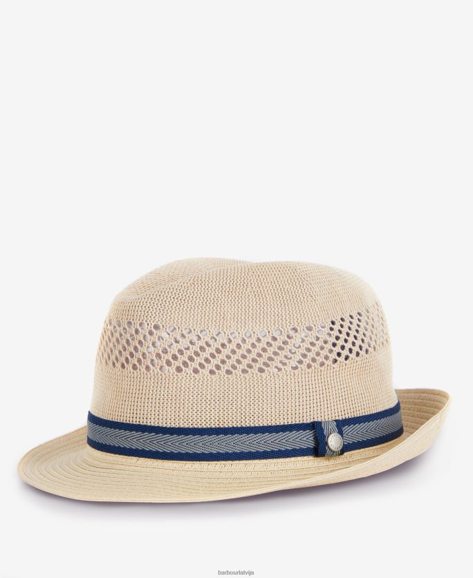 Barbour vīriešiem craster trilby P8J88A2244 Piederumi ekru