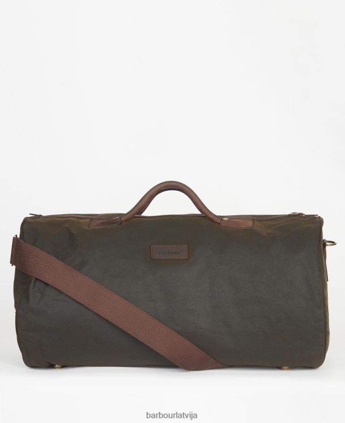 Barbour vīriešiem vaska holdall P8J88A2175 Piederumi flote